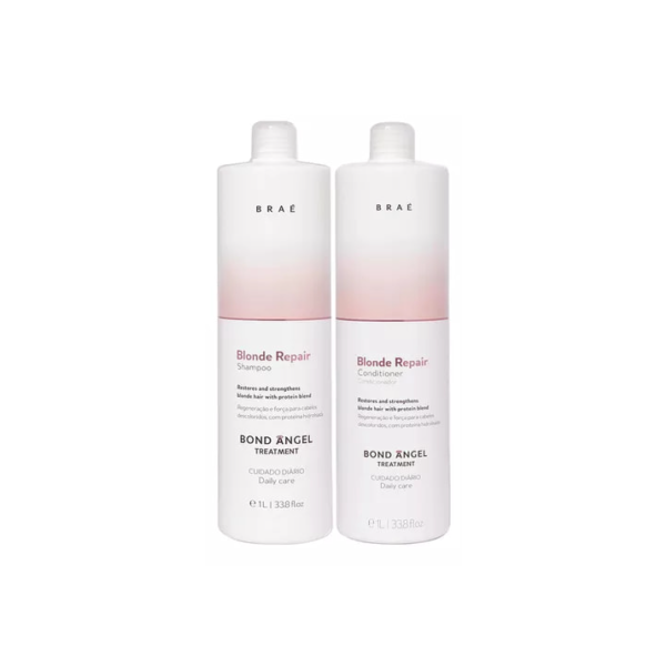 Kit Braé Blond Repair Shampoo E Condicionador Litro