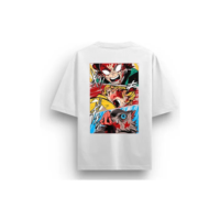 Camiseta Oversized Demon Slayer Tanjiro Inosuke Zen - Bt570