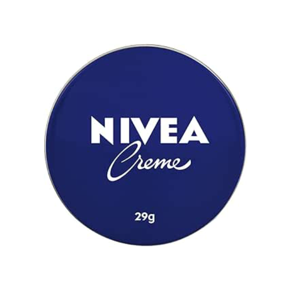 NIVEA Creme Hidratante Lata 29g - Hidratação profunda para as áreas mais ressecadas como cotovelo, calcanhar, joelho, mãos e pés, também protege do frio e cuida da pele tatuada