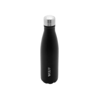 Garrafa Térmica de Aço Inox Parede Dupla Ice Preta 500ml - Wolff