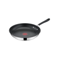Frigideira Tefal Jamie Oliver 28cm, Inox, com Fundo de Indução, Revestimento Titanium e Thermo Sinal