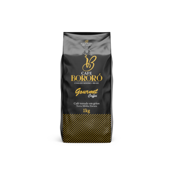 Café Em Grãos Torrado Arábica Gourmet 1kg Café Bororó
