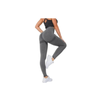 Calça Legging Levanta Bumbum Sem Costura Cintura Alta Moda