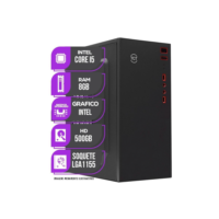 PC CPU Mancer, Intel Core I5, 8GB de memória ram, HD 500GB