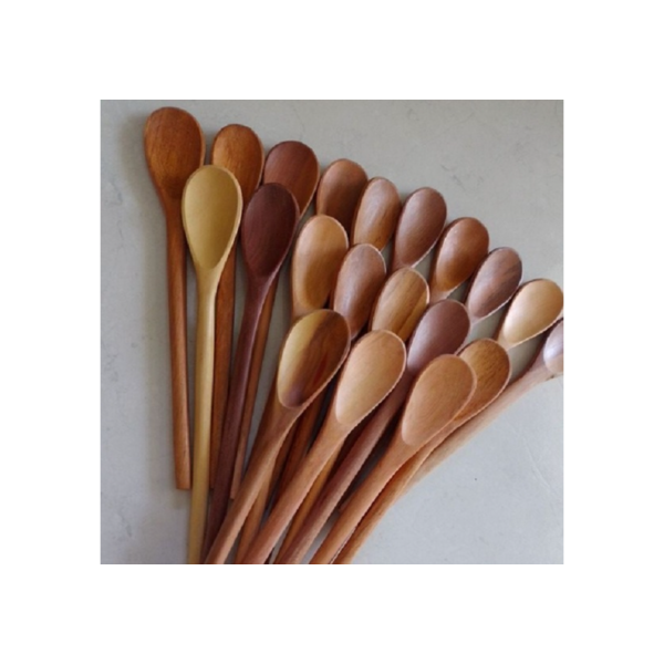 KIT C/10 COLHER DE PAU COLHER DE MADEIRA PARA COZINHA E USO DOMÉSTICO PEGAR TEMPERO