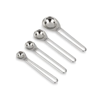 Conjunto de medidores, Colheres, Top Pratic, Inox, Brinox
