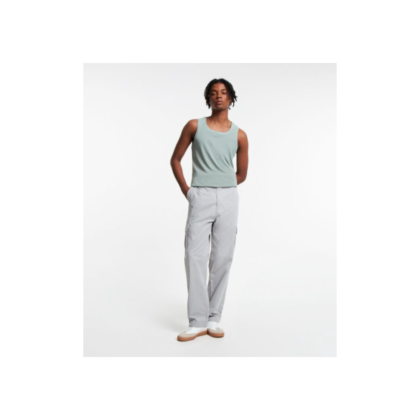 Calça Cargo em Paper Touch Cinza