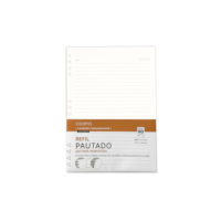 Refil Caderno Organizador 40 Fls Offset 90G Pautado 17X24, Cicero