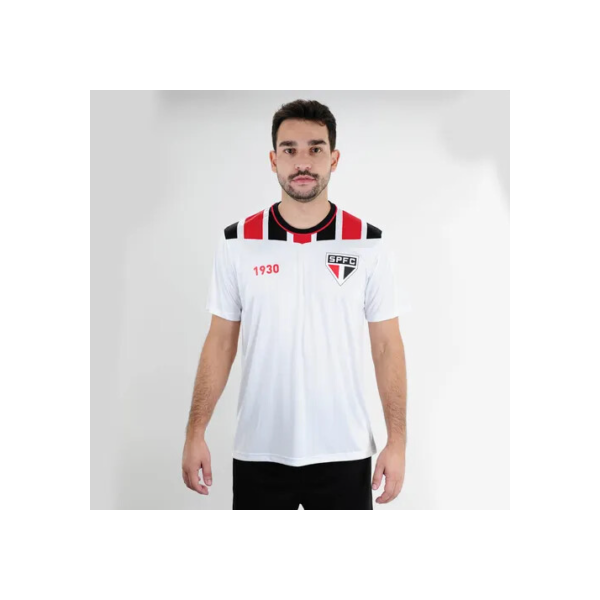 Camiseta Spfc Braziline Torcedor Estilosa Dry Masculina
