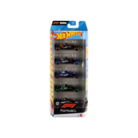 Hot Wheels Diecast Veículo de Brinquedo Racing Pacote 5 carros para crianças a partir de 3 anos