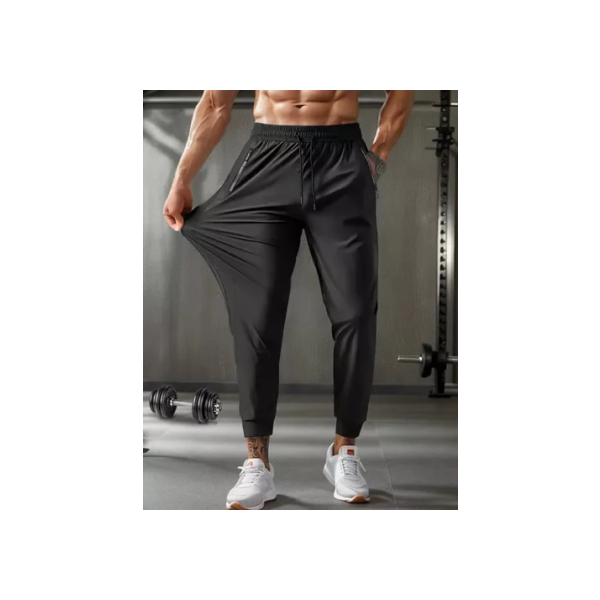 Calça Masculina Com Elastano Esportiva Fitness Slim Fit