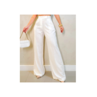 Calça em Linho Corte Reto 00591