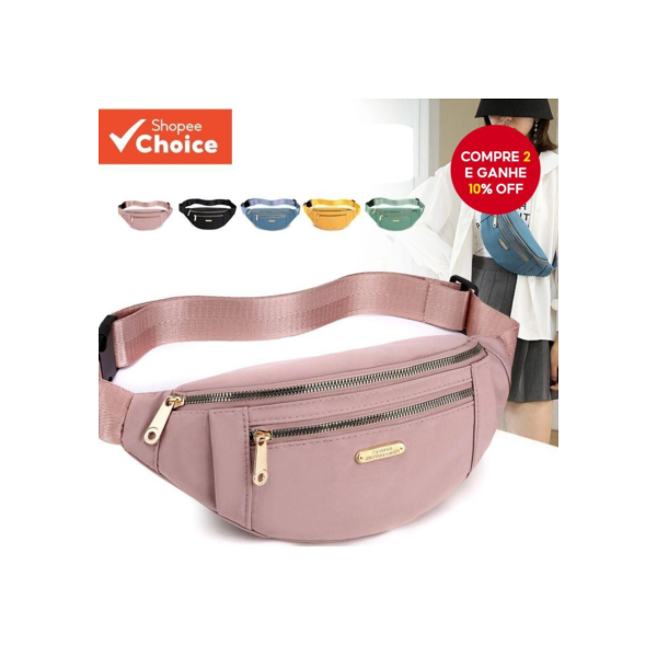 Cintura À Prova Dwaterproof Água Peito Bolsa Mensageiro Feminino Crossbody Push Sling Saco Estilo Coreano