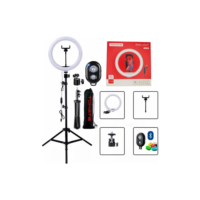 Ring Light Led Iluminador 26cm Completo + Tripé 2.1m