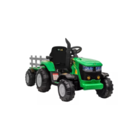 Carro A Bateria Para Crianças Bang Toys Tractor Truck Elétrico Com Caçamba Cor Verde 110v/220v