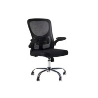 Cadeira De Escritorio Joy Giratoria, Até 120 kg, Ajuste De Altura, Revestimento Mesh, Apoio De Braços, Base Estrela E Rodízios - OCH04