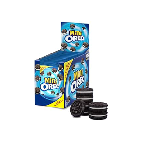 Oreo Biscoito Recheado Mini Original Display Com 10 Unidades De 35G