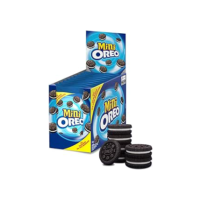 Oreo Biscoito Recheado Mini Original Display Com 10 Unidades De 35G