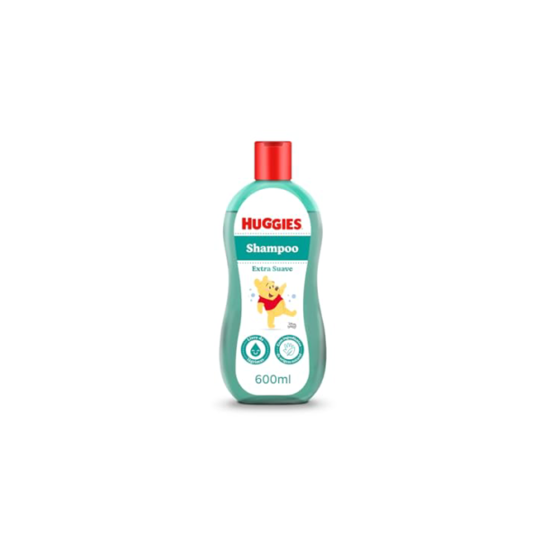 Huggies Shampoo Extra Suave Hipoalergênico 600 ml