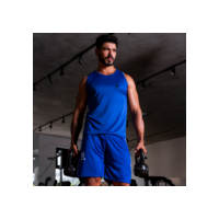 Conjunto Camiseta Regata e Short  Dry Fit Masculina - Casual - Treino - Academia - Esportes - Exercícios - Corrida