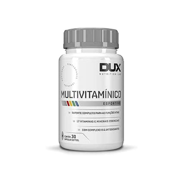 Dux Nutrition Multivitamínico Esportivo - 30 Cápsulas Softgel -