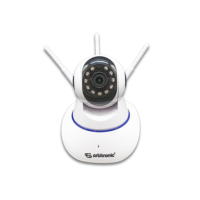 Câmera Segurança 3 Antenas Robo Baba Pet Ip Onvif Wifi Noturna Orbitronic