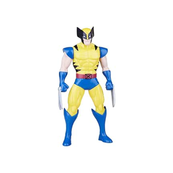 Marvel, Boneco Wolverine, Amarelo, Azul e Preto