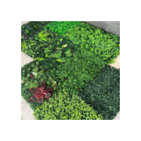 Placa 40x60 Jardim Vertical Verde Planta Flores Artifical Qualidade Lindo Top Luxo Folhagem Buxinho
