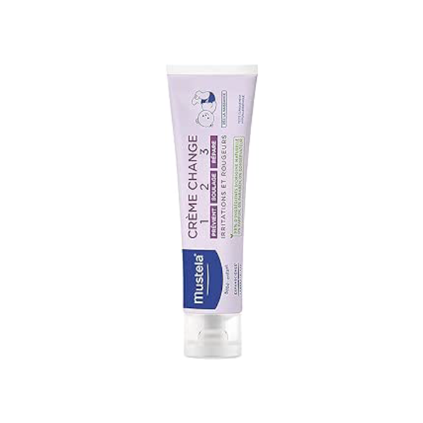Mustela Creme Preventivo De Assaduras Vitaminado 1>2>3 100Gr - Pomada Antiassaduras Para Bebês Com Tripla Ação E 98% De Ingredientes De Origem Natural - Bebê E Criança