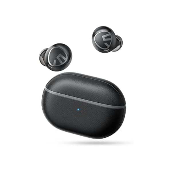 SoundPEATS Free2 classic Fones de Ouvido Sem Fio Bluetooth V5.1 com 30 Horas de Reprodução Microfone Embutido para Chamadas Claras, Controle de Toque, Modo único/duplo, Som Estéreo Imersivo