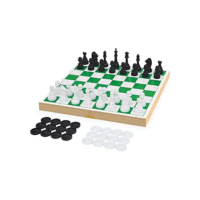 Jogo Xadrez e Damas Escolar Junges