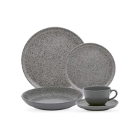 Aparelho de Jantar e Chá 20 Peças Oxford Flat Gray