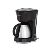 BLACK+DECKER Cafeteira Elétrica com Jarra em Inox, Porta Filtro Removível e Placa Aquecedora, 110V