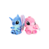Casal Lilo E Stitch E Angel Namorados 2 Unidades Pelúcia 20cm