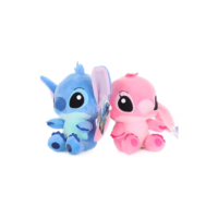 Casal Lilo E Stitch E Angel Namorados 2 Unidades Pelúcia 20cm