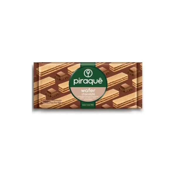 Biscoito Wafer Chocolate Piraquê Pacote 100g