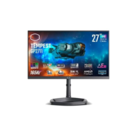 Monitor Gamer Cooler Master 27", QHD, 165Hz, 1ms, VA, DisplayPort e HDMI, HDR1000, FreeSync, Ajuste de Altura, Som Integrado - GP2711