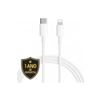 Cabo Carregador Compativel Com iPhone 8 Plus X Xr 11 12 13 14 Pro Max Branco Turbo Boyu Cell 20w Tipo C