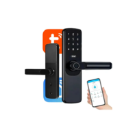 Fechadura Digital Eletrônica Tuya Biometria Senha Rh05 Wifi