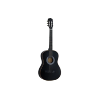 Violão clássico Queen's Conthey D13751 para destros preta verniz