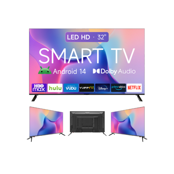 Smart TV 32 polegadas LED HD Wi-Fi TV 60Hz 32wdsnbx 100/240v Android 14