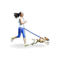 Guia Regulável Para Passear E Correr Com Seu Cachorro - Mãos livres (Inter Pets)
