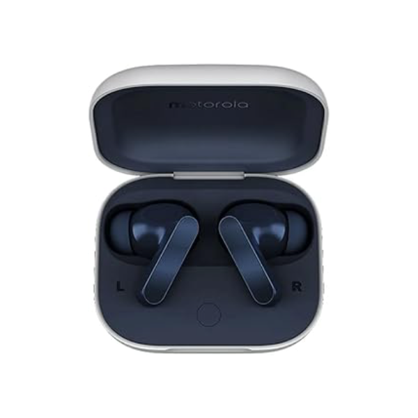 Fone de ouvido Sem Fio Bluetooth Motorola Moto Buds Cancelamento de Ruído Ativo - Dark Blue