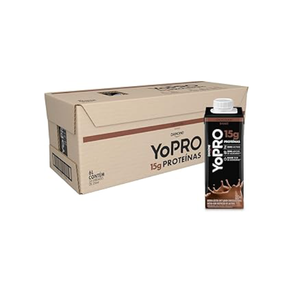 Pack YoPRO Bebida Láctea UHT Chocolate 15g de proteínas 250ml - 24 unidades