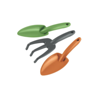 Tramontina Conjunto para Jardinagem em Plástico com 3 Peças