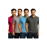 Kit 4 Camisas Polo Masculina Linha Exclusiva