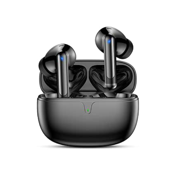 Fones de Ouvido Bluetooth 5.3 Fones de Ouvido Sem Fio 42 Horas de Reprodução Fones de Ouvido Esportivos com IPX5 à Prova d'Água Fones de Ouvido de Graves Profundos para iOS Android, Preto