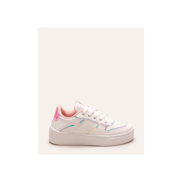 tênis infantil cano baixo casual ace branco
