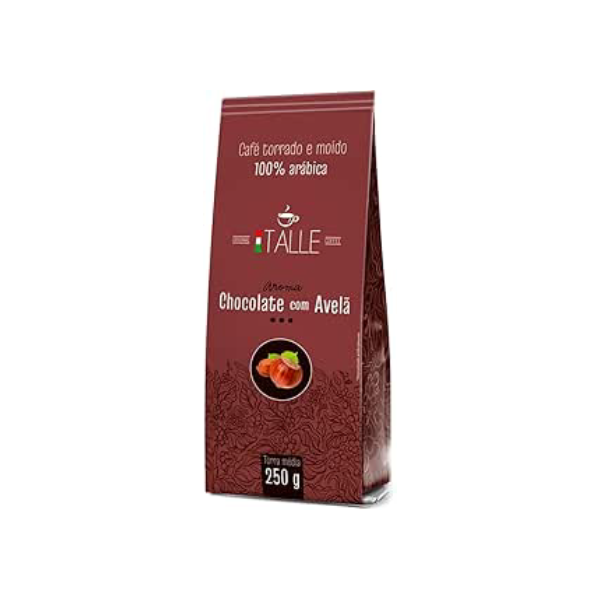 Café Torrado e Moido Cafe Aroma Chcolate com avelã Café Italle Cafe Aroma 250g