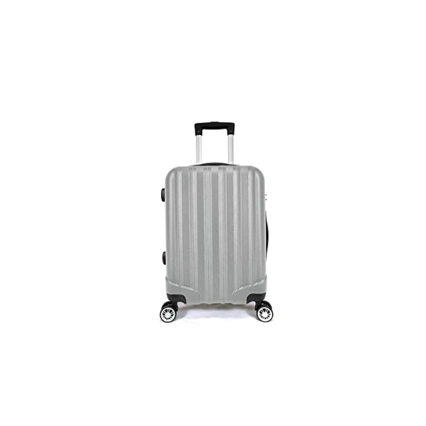 Mala de Bordo ABS 4 Rodas Adventure Fortt Prata - MAB01-PR